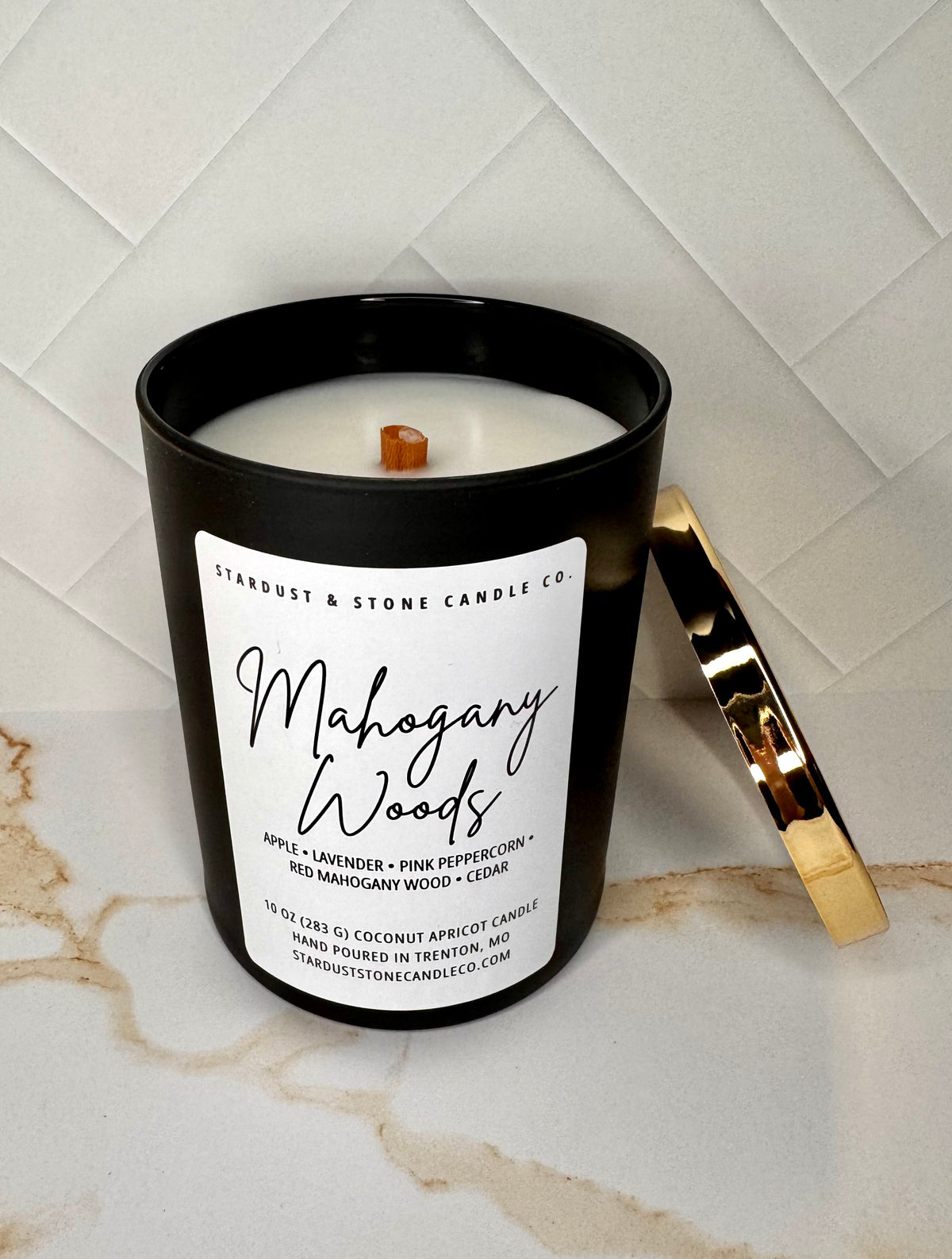 Mahogany Woods | 10 oz Luxury Candle