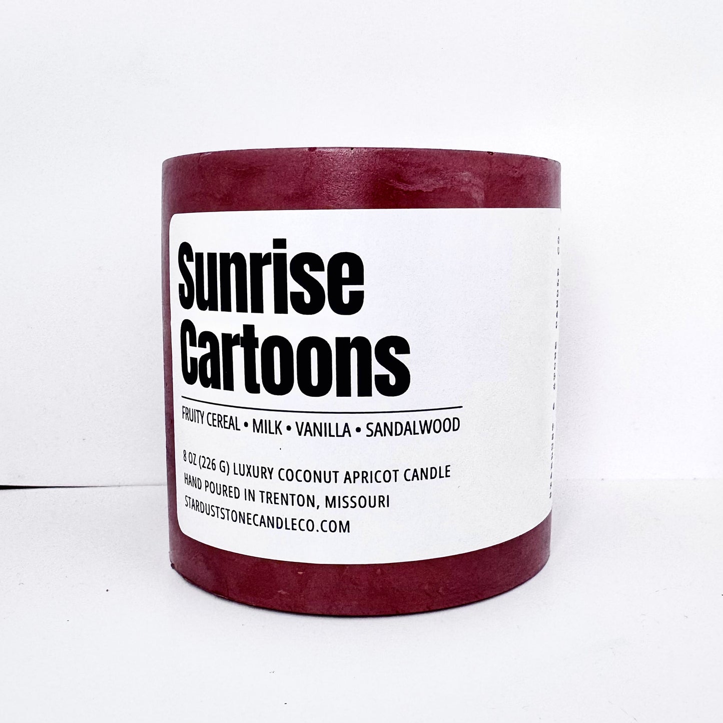 Sunrise Cartoons Candle