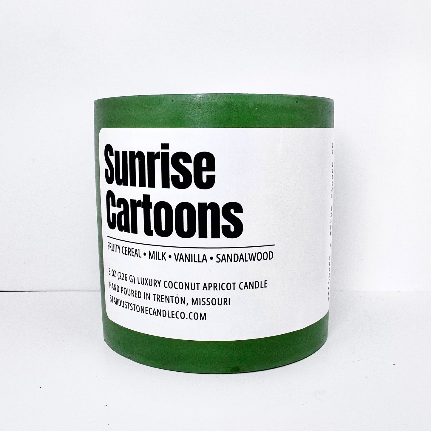 Sunrise Cartoons Candle