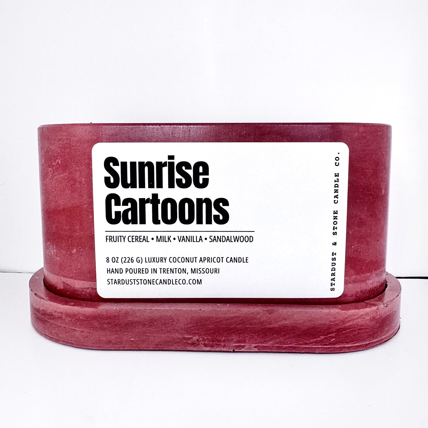 Sunrise Cartoons Candle