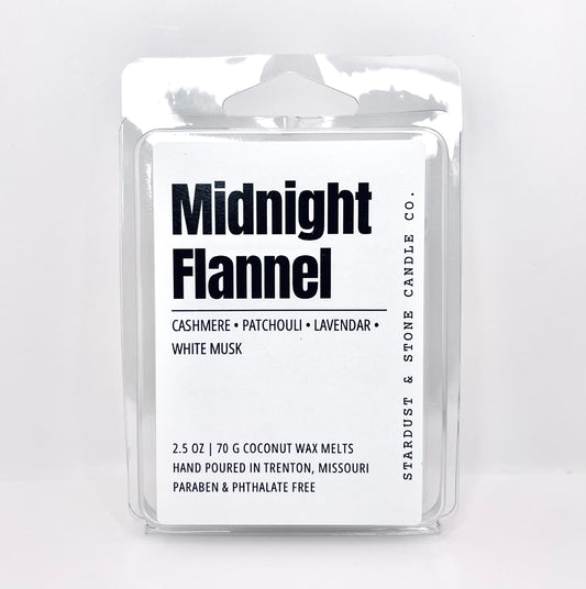 Midnight Flannel Wax Melts