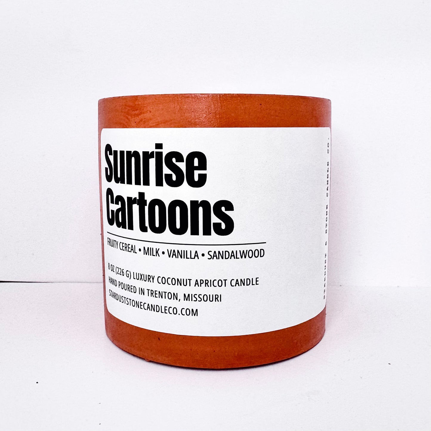 Sunrise Cartoons Candle