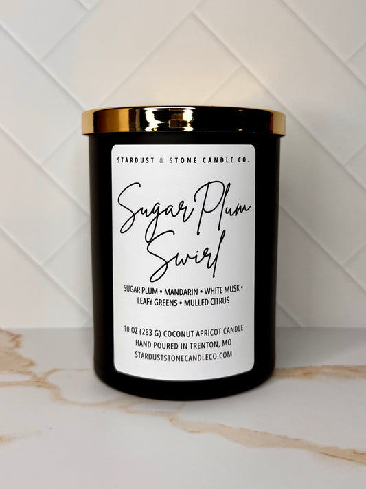 Sugar Plum Swirl | 10 oz Luxury Candle
